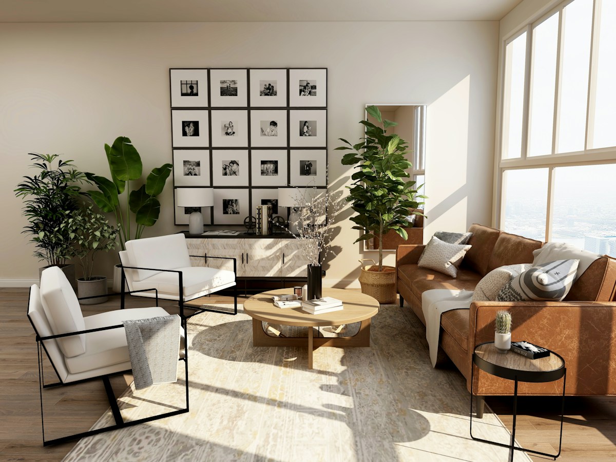 Sala de referencia para catálogo de muebles